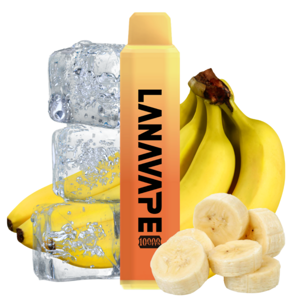 LANAVAPE 10.000 CALADAS DESECHABLE BANANA ICE