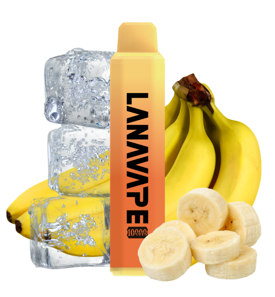 LANAVAPE 10.000 CALADAS DESECHABLE BANANA ICE