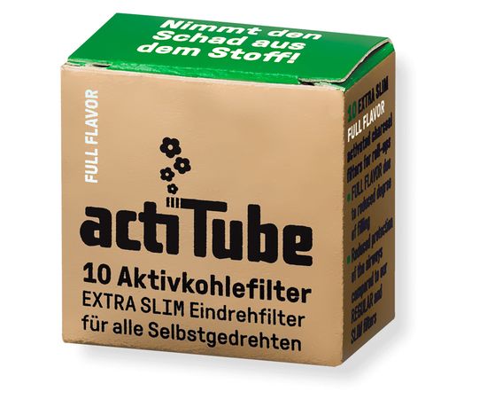 filtros actitube extra slim caja de 10 unidades