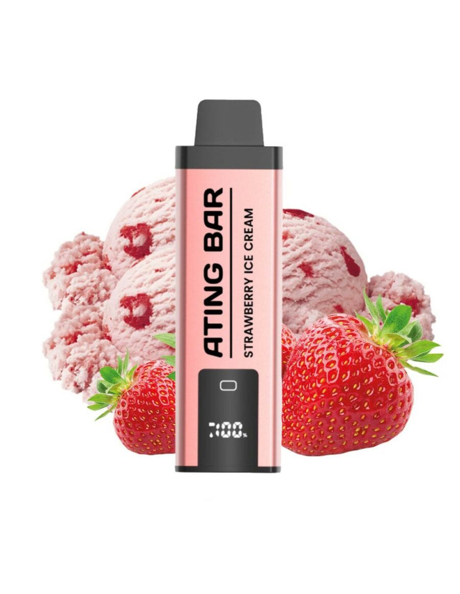 ANTIG BAR JUMBO 10000 PUFFS DESECHABLE STRAWBERRY ICE CREAM